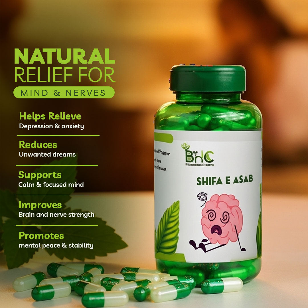 Shifa-e-Aasab – Herbal Relief for Insomnia, Stress & Mental Fatigue