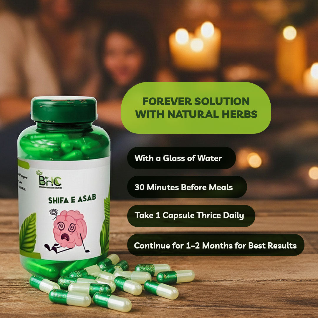 Shifa-e-Aasab – Herbal Relief for Insomnia, Stress & Mental Fatigue