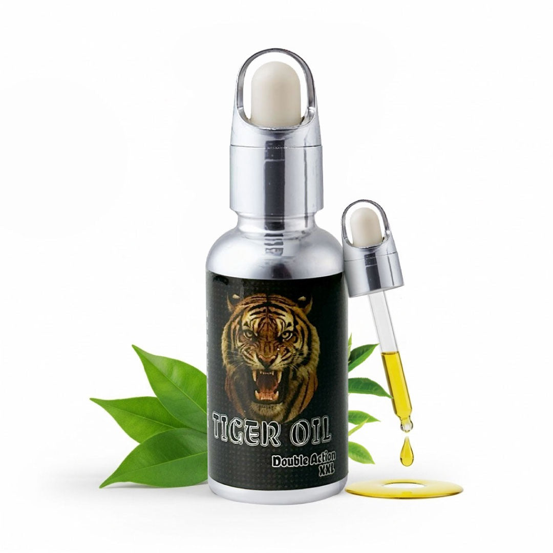 Double Action Tiger Oil – Boosts Stamina, Strengthens Nerves, Reduces Fatigue